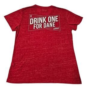 Dutch Bros 2XL NWOT T shirts. Drink One for Dane. Red. White. Batista wear. Cool